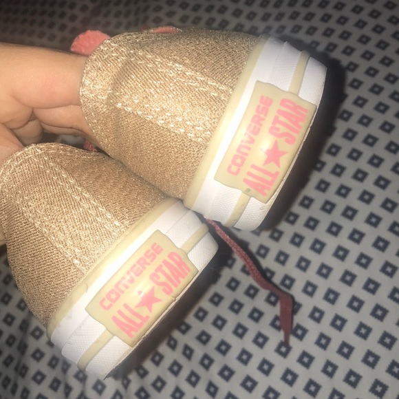 Glitter gold converse - Picture 3 of 4